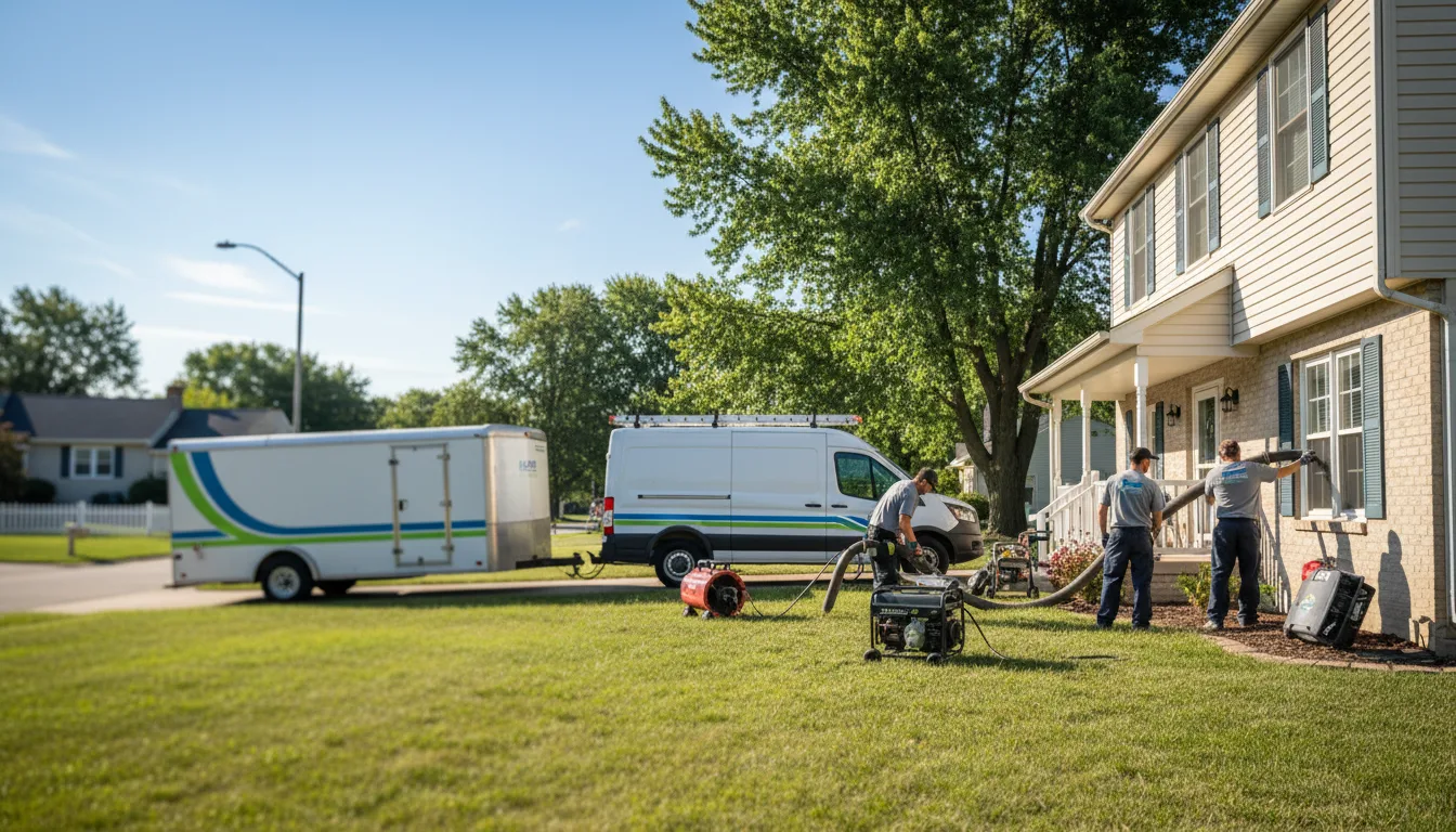 Flooded Basement Restoration And Cleanup With Repair in Ord, NE near me